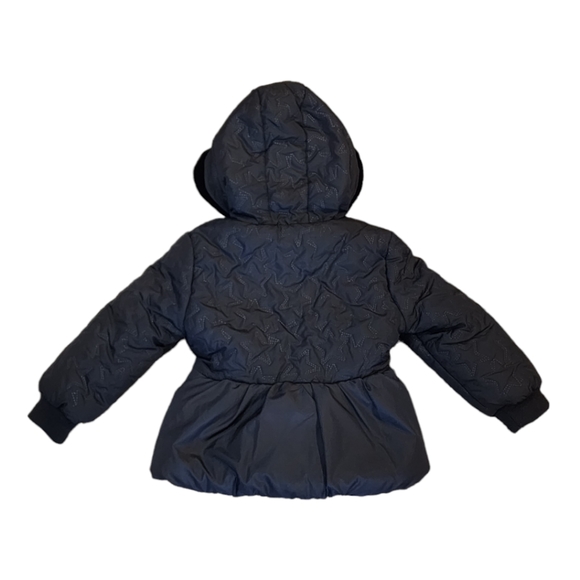NEW Girls Rothschild Black Peplum Puffer Coat Size: 4T - Picture 6 of 10